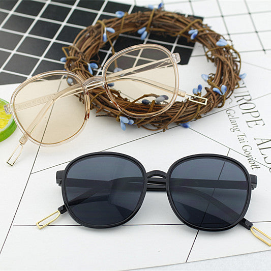 Ladies fashionable square sunglasses with transparent frame Stornfield