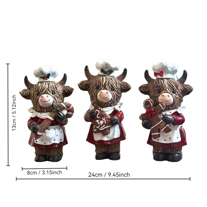 Enchanting Christmas cow figurine Stornfield
