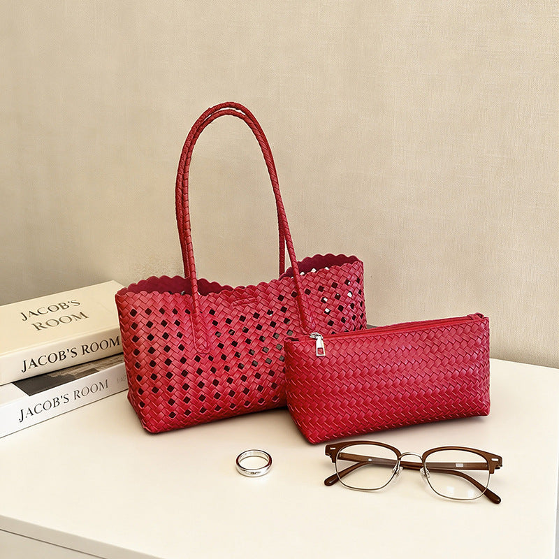 WoHandwoven Straw Market Tote Bag Stornfield