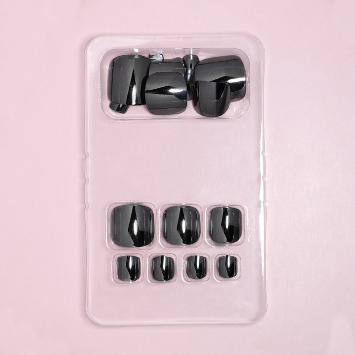 Premium Metallic Press-On Nail Set Stornfield