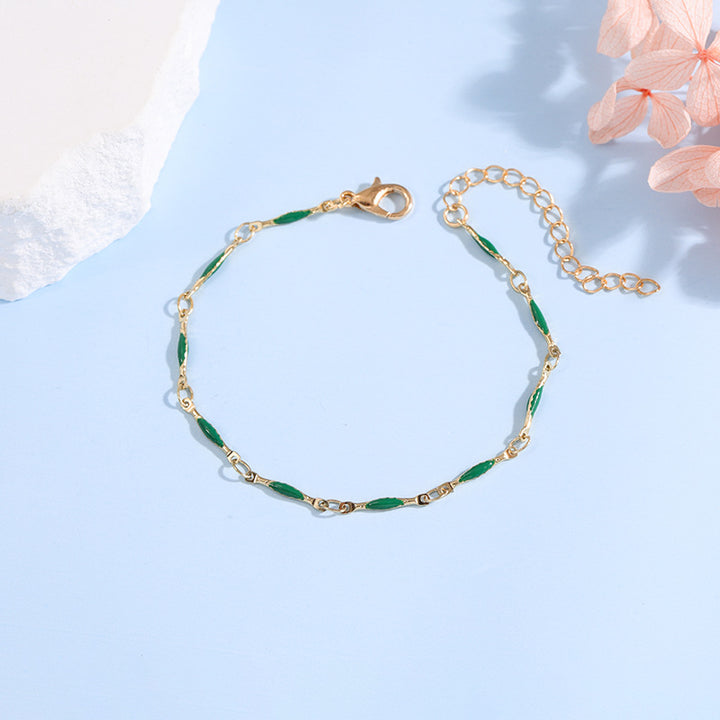 Elegant Adjustable Gemstone Chain Bracelet Stornfield