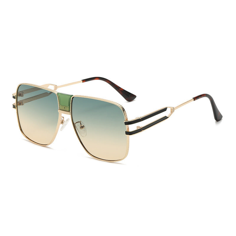 Women modern square sunglasses with elegant metal frame Stornfield