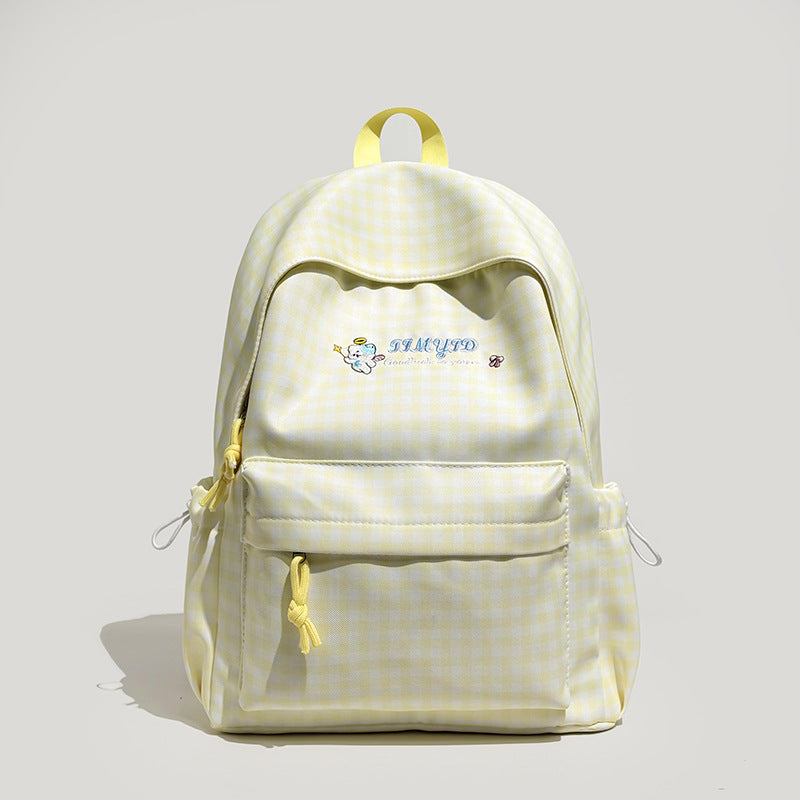 Cute Gingham Patterned Backpack Stornfield
