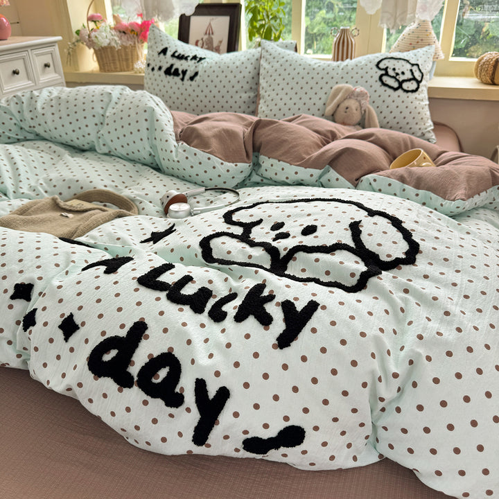 Playful Polka Dot Comforter Set