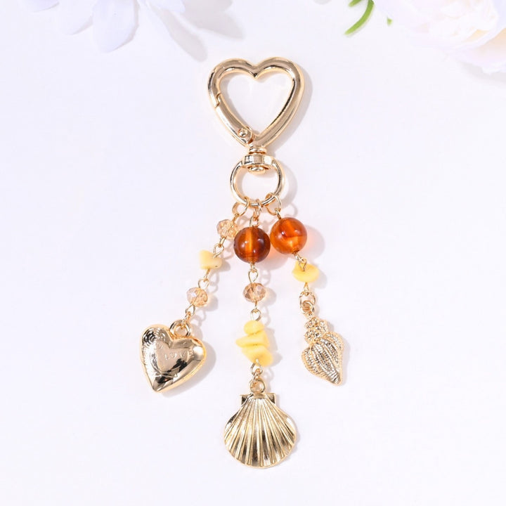 Keychain with Sparkling Sun Motif Stornfield