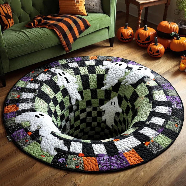 Ghost-Themed Decorative Area Rug Stornfield