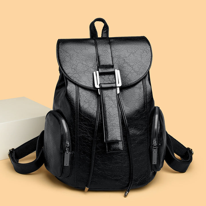Retro Chic Vegan Leather Backpack Stornfield