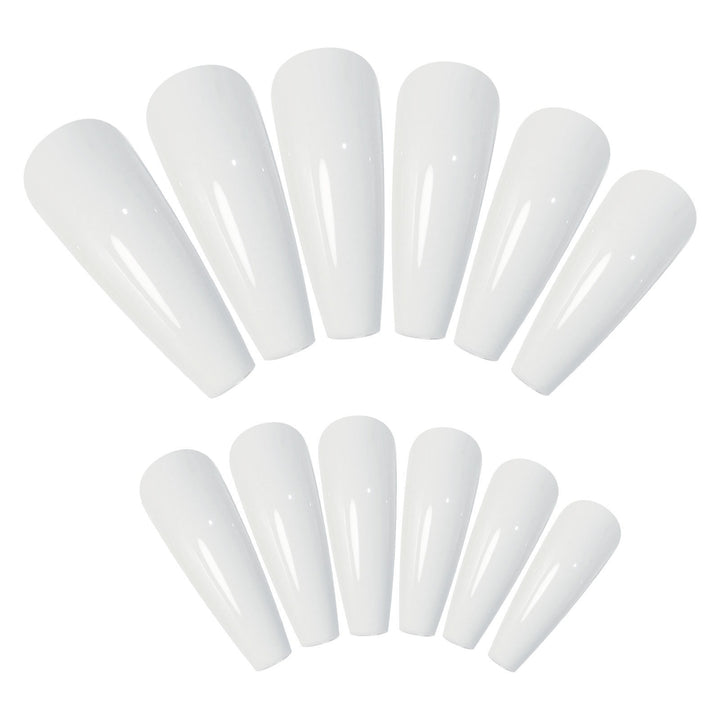Artificial nail set with elegant tips and glossy finish Stornfield