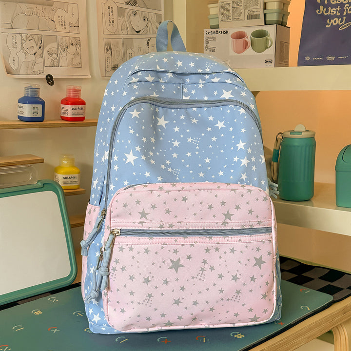 Versatile Multi-Functional Star-Printed Backpack Stornfield