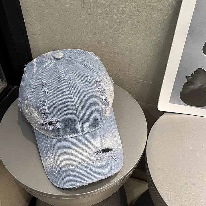 Men's Distressed Denim Cap Stornfield 1784188541