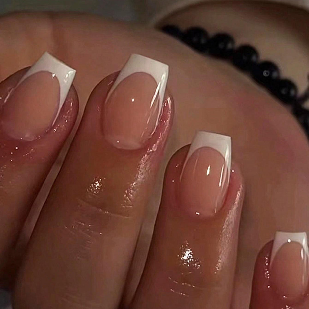 Artificial nails in elegant French style Stornfield