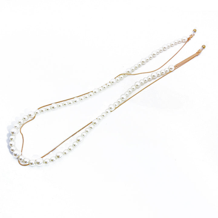 Elegant pearl glasses holder chain Stornfield