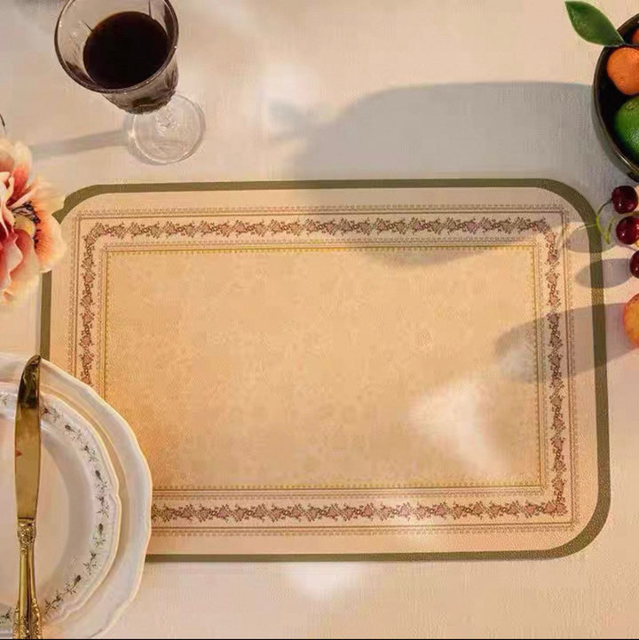 Elegant Floral Pattern Dining Placemats Stornfield