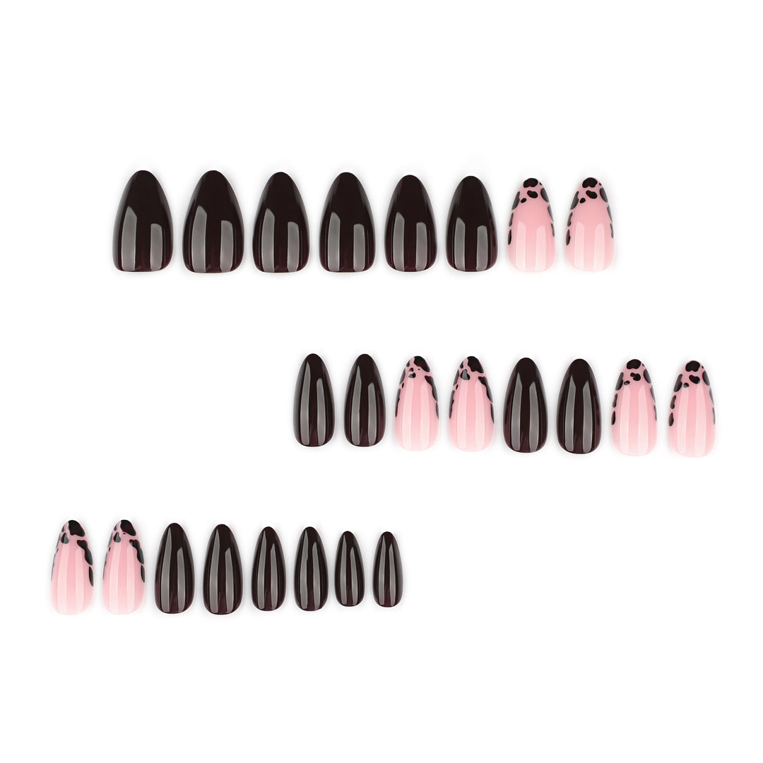Artful stiletto nails with elegant design and glossy finish Stornfield