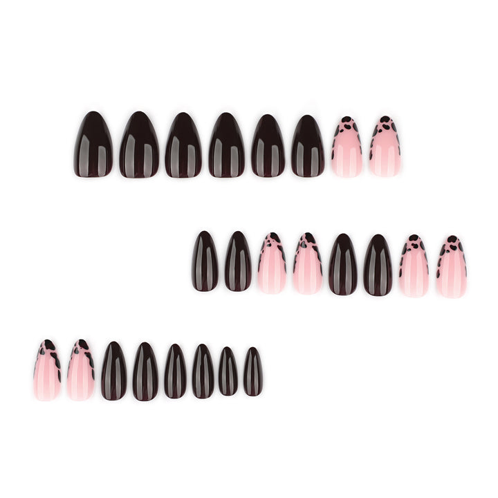 Artful stiletto nails with elegant design and glossy finish Stornfield