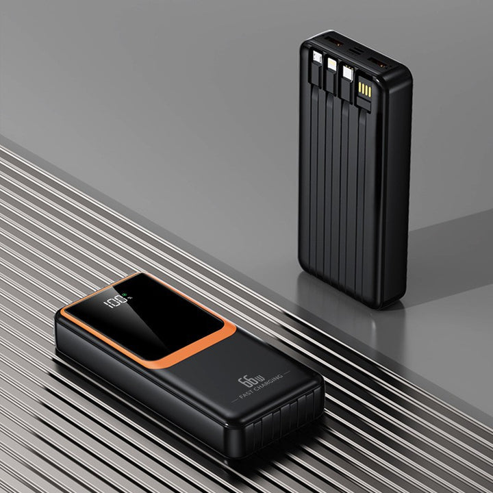Portable power bank with 66W fast charging technology and LCD display Stornfield