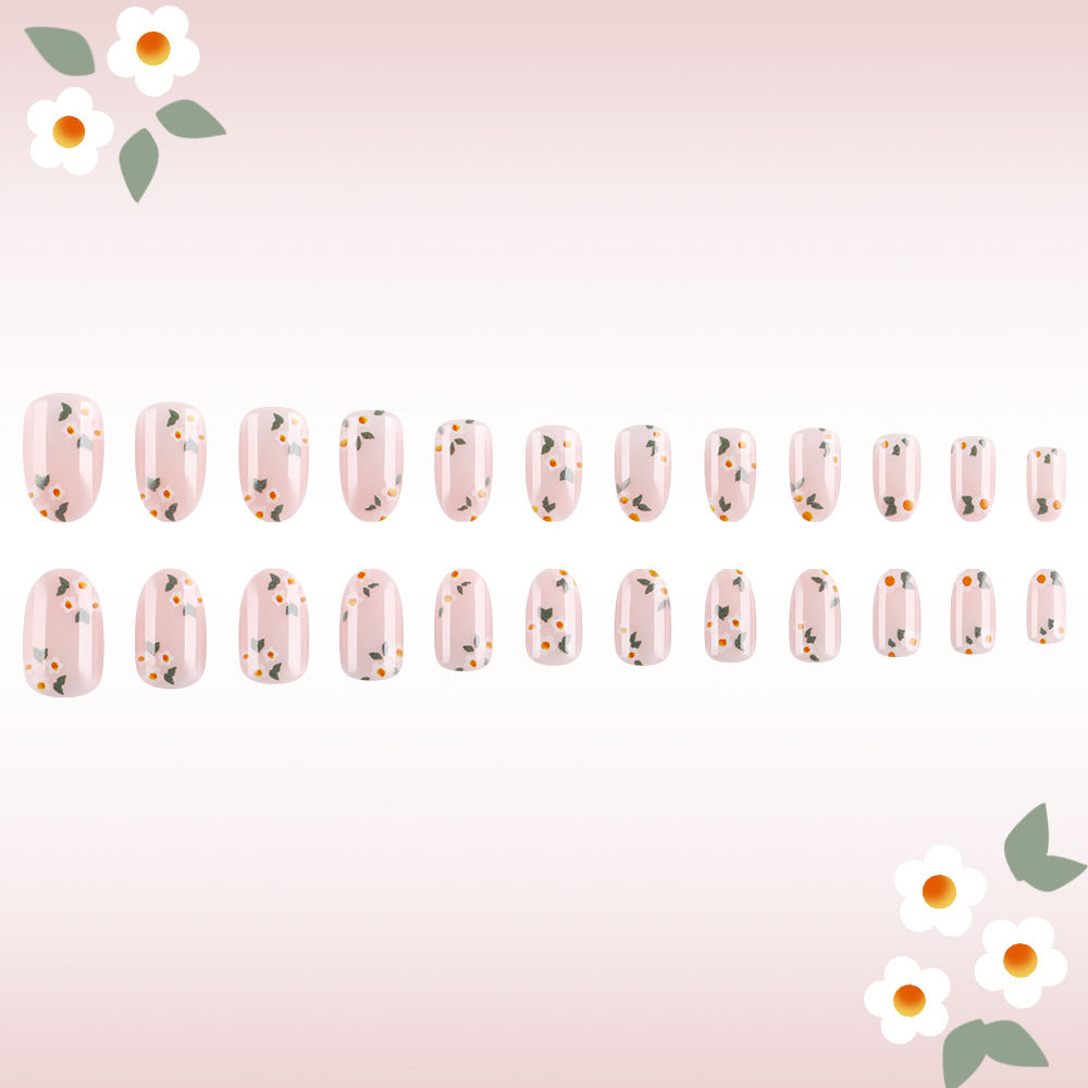 Floral Print Gel Nail Art Stornfield