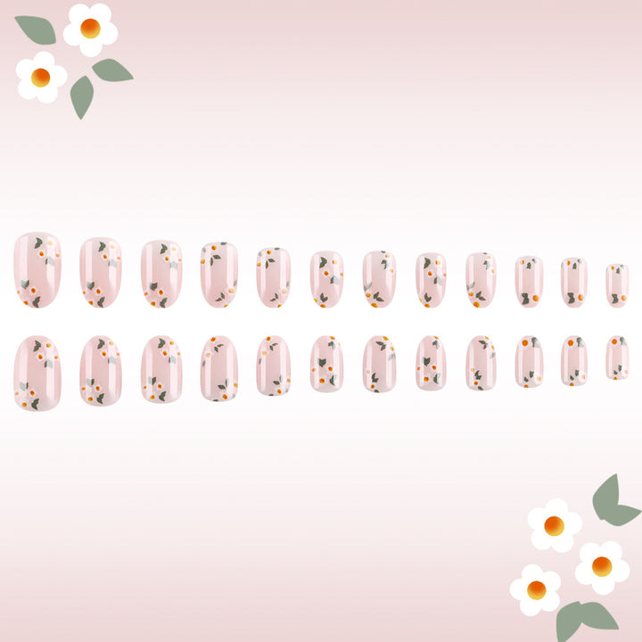 Floral Print Gel Nail Art Stornfield