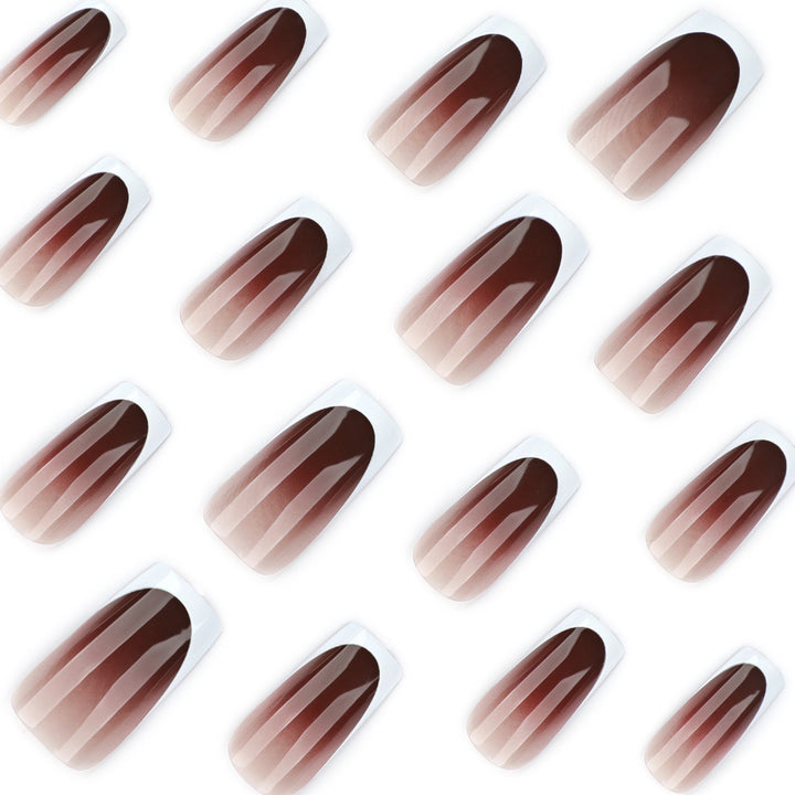 Artful Nail Extensions with Elegant French Tip Stornfield