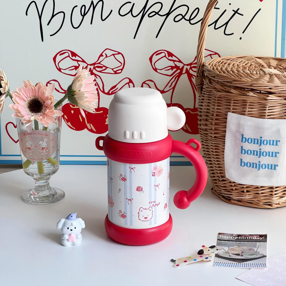 Ladies Insulated Floral Pattern Thermos Bottle Stornfield