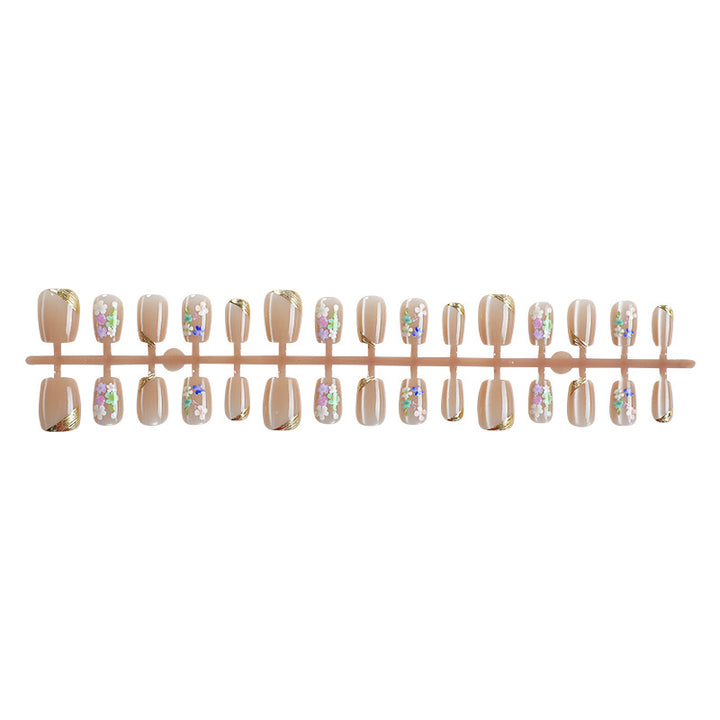 Premium Floral Nail Art Press-On Collection