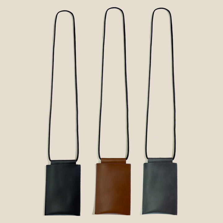 Leather Crossbody Card Holder Stornfield