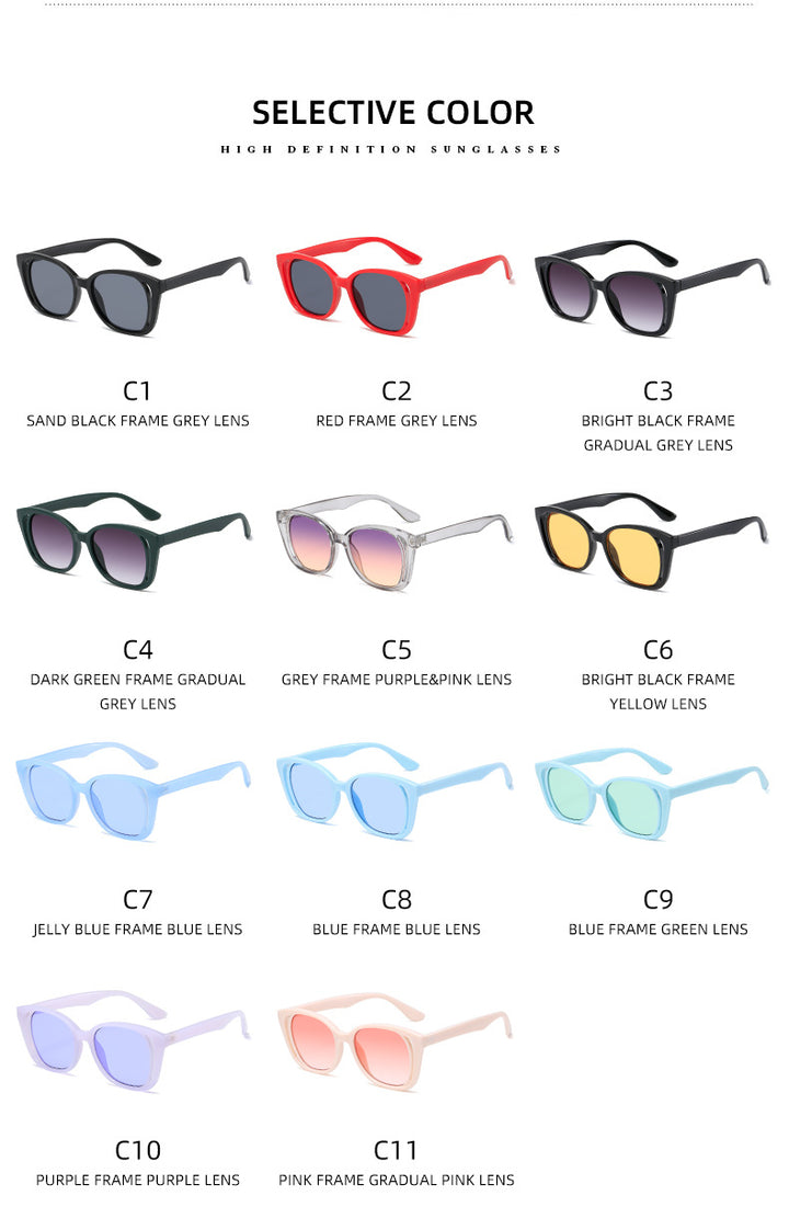 Ladies stylish cat-eye sunglasses with sturdy frame Stornfield