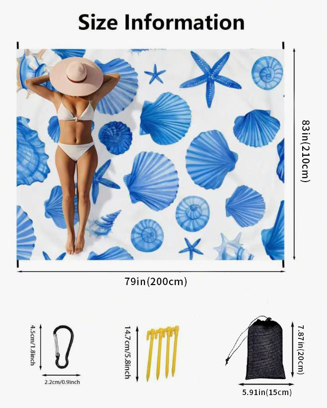 Large Portable Beach Mat Stornfield