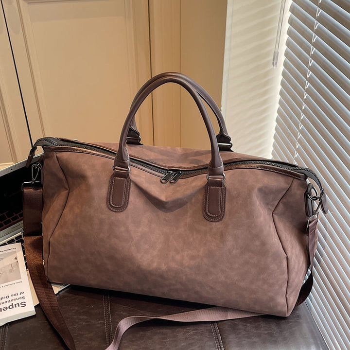 Durable Leather Travel Duffle Bag Stornfield