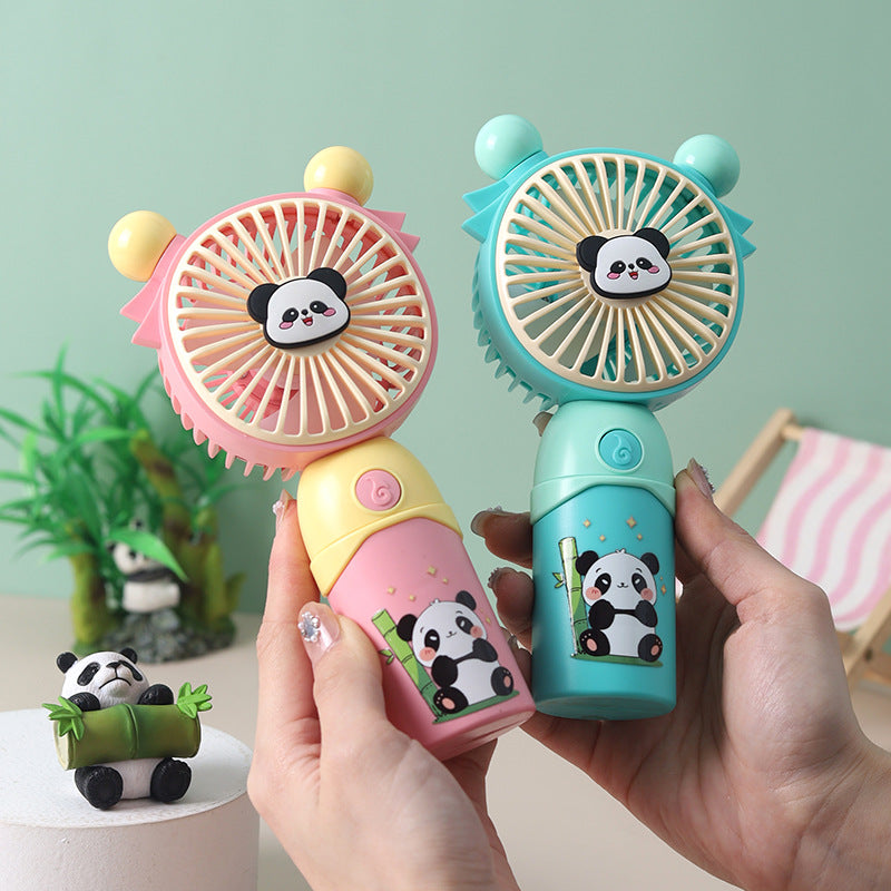 Ladies Portable Mini Fan with Cute Panda Design Stornfield