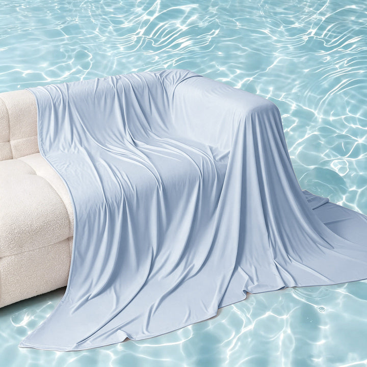 Unisex nan extra soft stretch sofa blanket made of microfiber as a versatile sofa cover Stornfield