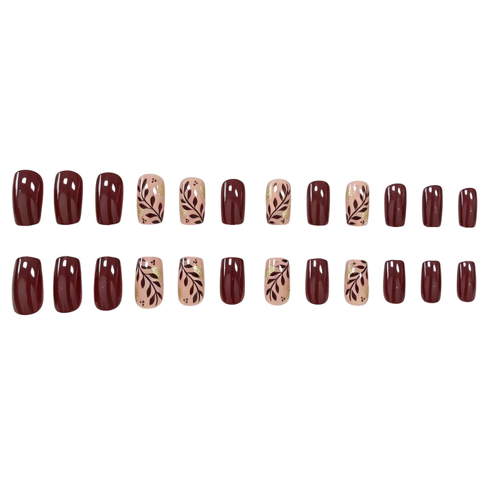 Artistic Autumn-Inspired Nail Art Stornfield