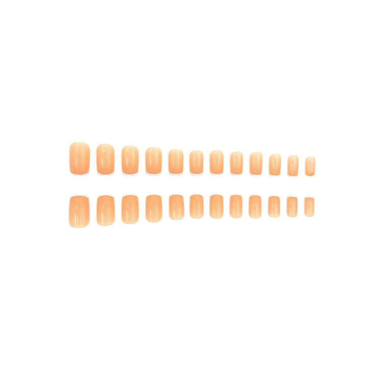 Elegant French Tip Nail Set