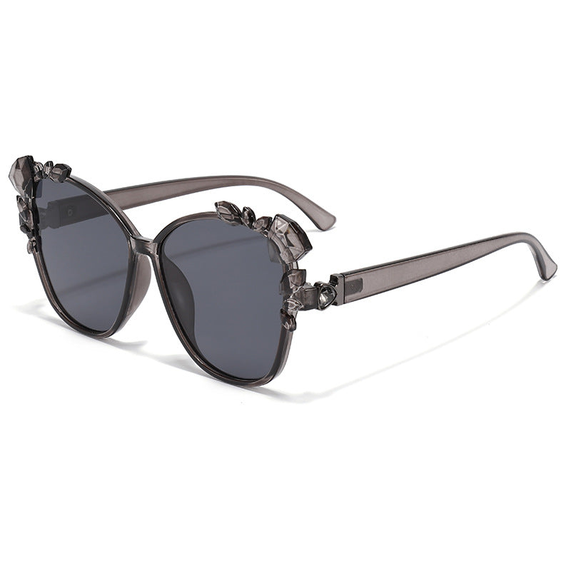 Glamorous Cat-Eye Sunglasses with Crystal Embellishments Stornfield
