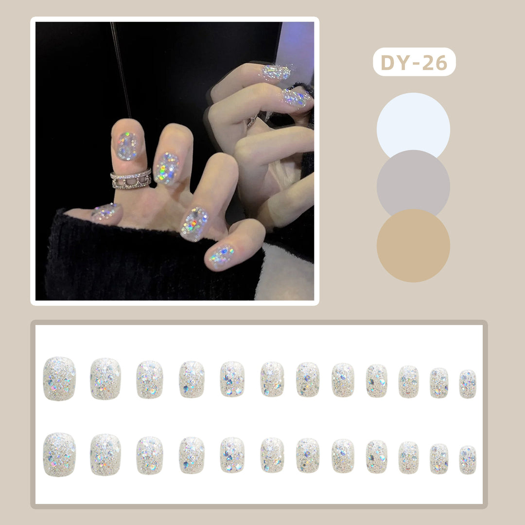 Sparkly Gel Press-On Nail Set Stornfield