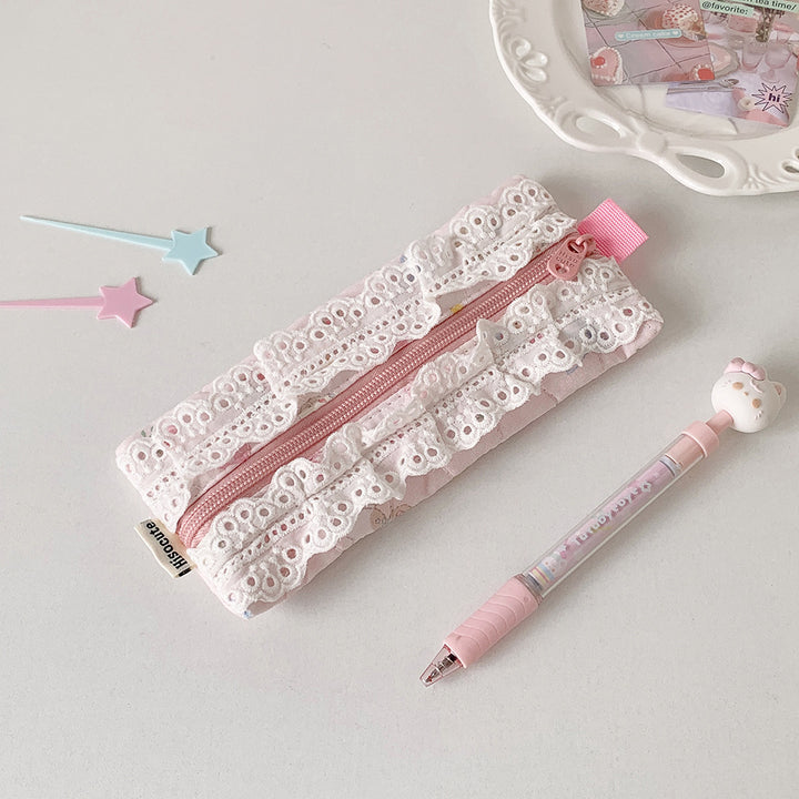 Elegant Lace Design Pencil Case Stornfield