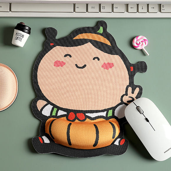 Cartoon-Themed Ergonomic Wrist Support Pad