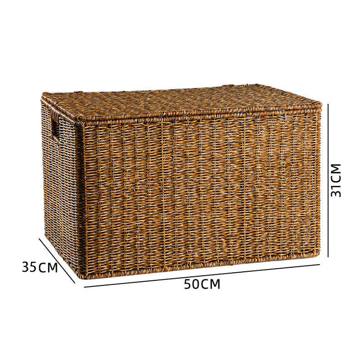 Woven Rectangular Storage Cube with Handles Stornfield