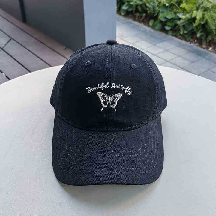 Women's Embroidered Butterfly Cap Stornfield