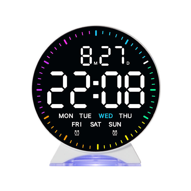 Digital alarm clock with intelligent LED display and multifunctional features Stornfield