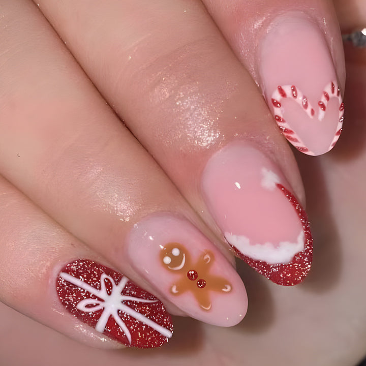 Festive Gingerbread Nail Art Set Stornfield