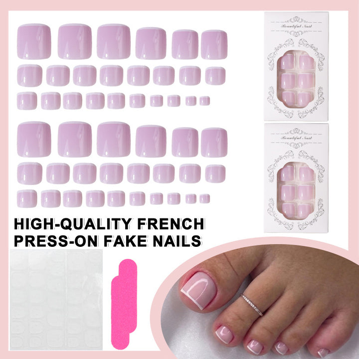 Premium French Press-On Nail Set Stornfield