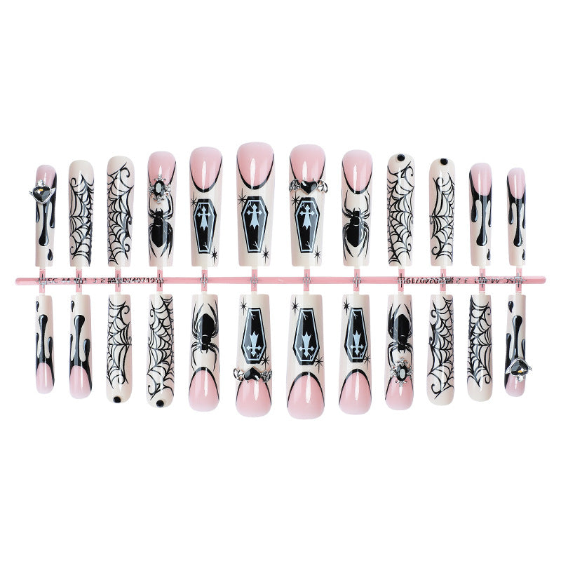 Gothic Style Press-On Nails Set Stornfield