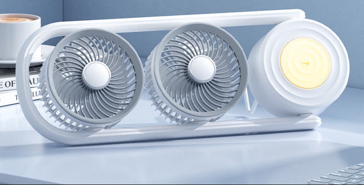 Ladies Portable Double Fan Stornfield