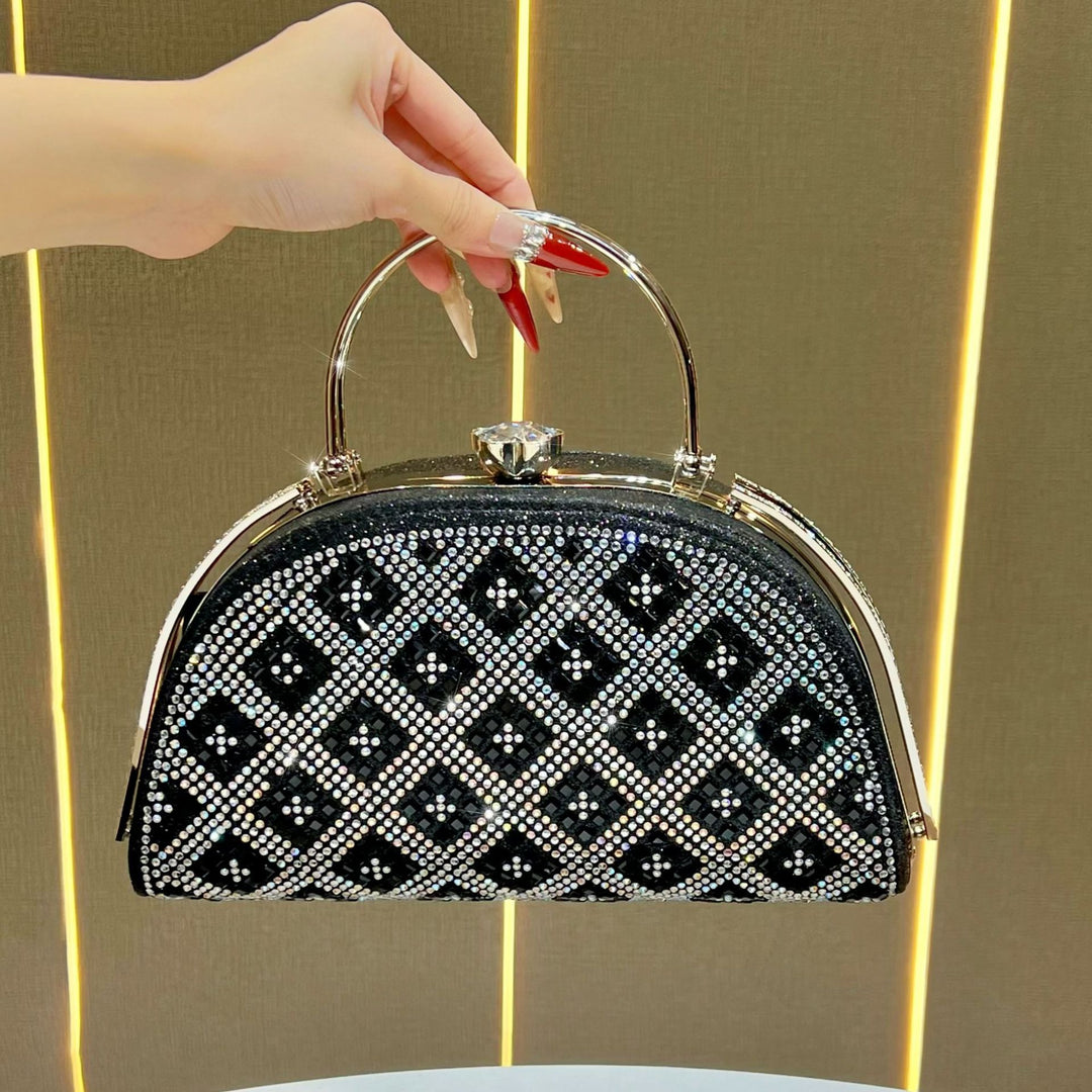 Vintage Inspired Bejeweled Evening Handbag