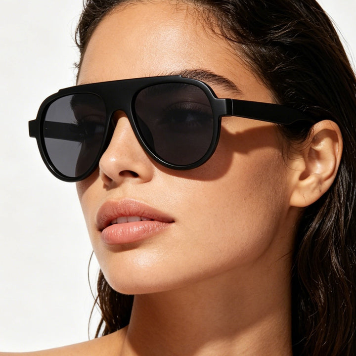 Ladies fashionable sunglasses in eye-catching animal print Stornfield