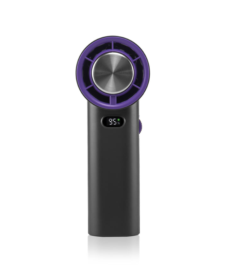 Women's portable hand fan with digital speed display Stornfield
