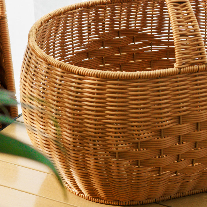 Handwoven Storage Basket with Handle Stornfield