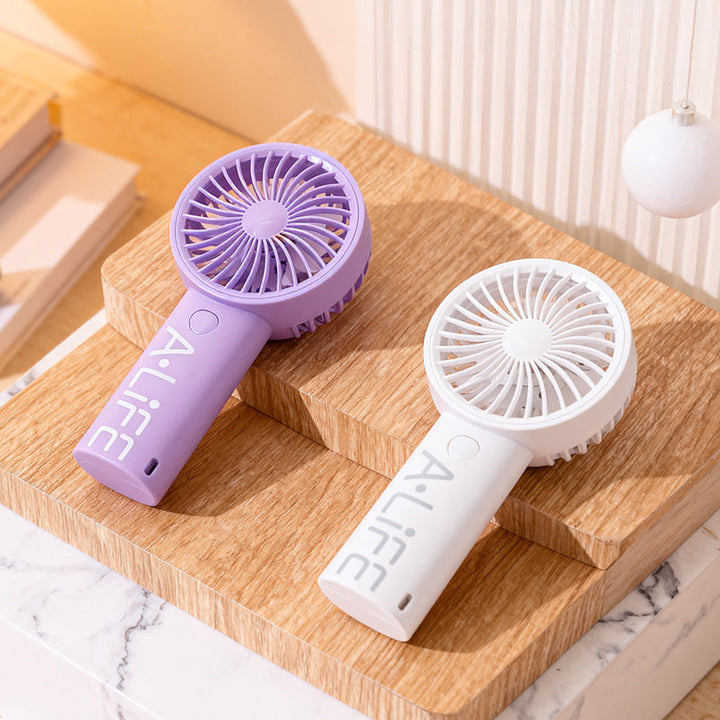 Women's Portable Hand Fan with USB Charging Function and Ergonomic Design Stornfield 1782398222