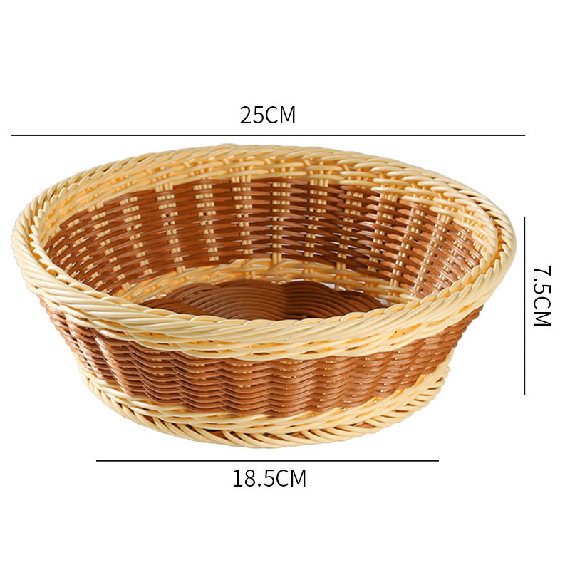 Unisex Handwoven Decorative Basket with Natural Shape Stornfield